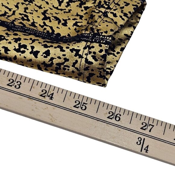 Beyond Yoga High Waisted Alloy Ombre Midi Legging Navy & Gold Women's Size S - Picture 14 of 14